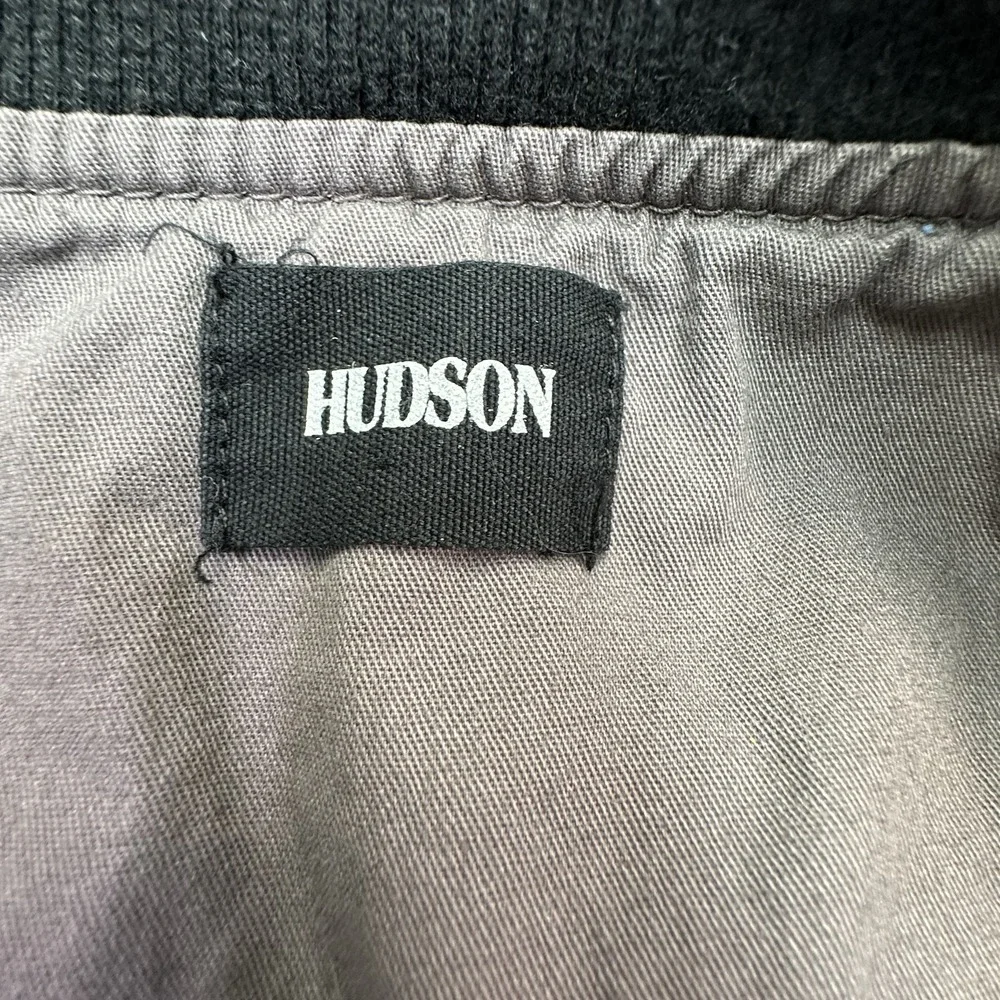 Hudson Jacket Boys 4T Gray Bomber Let's Rock Guitar Patch Lightning Youth